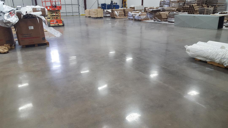 Polished concrete floors